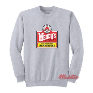Wendys Hamburgers Logo Retro Sweatshirt 2