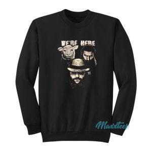 Were Here The Wyatt Family Sheep Sweatshirt 1