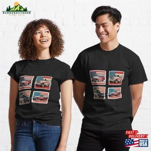 1967 Jeepster Commando Stickers 4Th July American Style Jeep Classic T-Shirt Sweatshirt