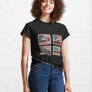 1967 Jeepster Commando Stickers 4Th July American Style Jeep Classic T Shirt Sweatshirt 4