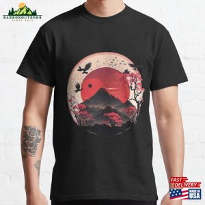 A Journey Blossoms Tranquil Japanese Landscape Classic T-Shirt Hoodie