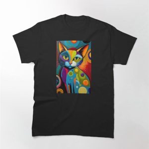 Abstract Cat Classic T-Shirt Sweatshirt Hoodie