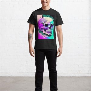 Abstract Fantasy Skull To Be Or Not Classic T Shirt Sweatshirt 4