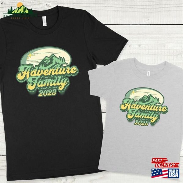 Adventure Family Shirt Vacation 2023 Camping Kids T-Shirt Hoodie