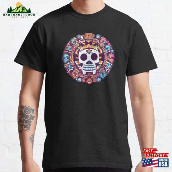 Another Halloween Skull In Circle Classic T-Shirt Hoodie