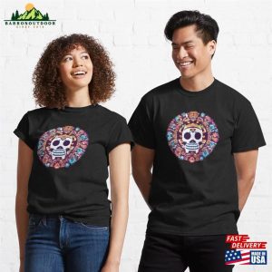 Another Halloween Skull In Circle Classic T Shirt Hoodie 3