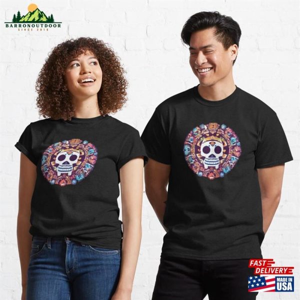 Another Halloween Skull In Circle Classic T-Shirt Hoodie