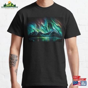 Aurora Borealis Alaska Classic T-Shirt Sweatshirt Hoodie