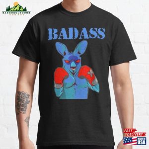 Badass Fighter A Kangaroo Boxing Beautiful Martial Arts Design Classic T-Shirt Hoodie