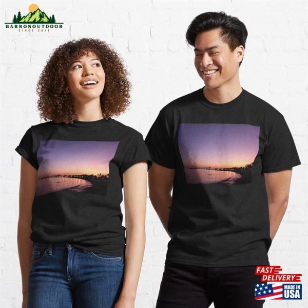 Beach Sunset Classic T-Shirt Hoodie Unisex