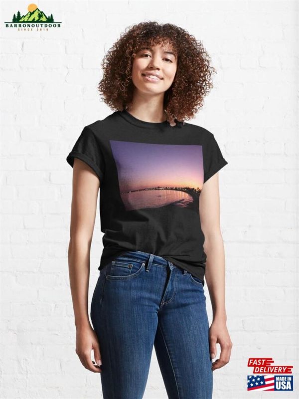 Beach Sunset Classic T-Shirt Hoodie Unisex