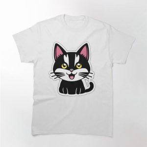 Black And White Cat Classic T-Shirt Sweatshirt