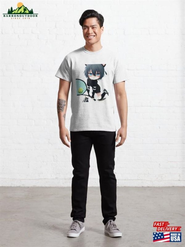 Black Cat Tennis Classic T-Shirt Unisex