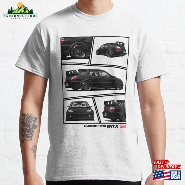 Black Impreza Wrx Sti Hawkeye Jdm Rally Car Classic T-Shirt Sweatshirt