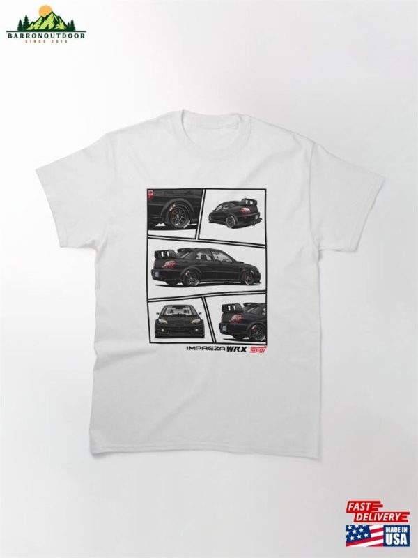 Black Impreza Wrx Sti Hawkeye Jdm Rally Car Classic T-Shirt Sweatshirt