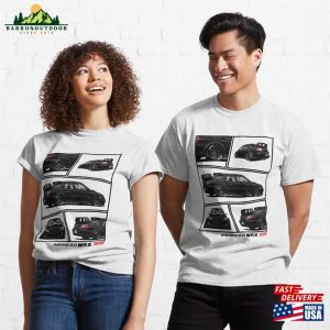 Black Impreza Wrx Sti Hawkeye Jdm Rally Car Classic T Shirt Sweatshirt 3