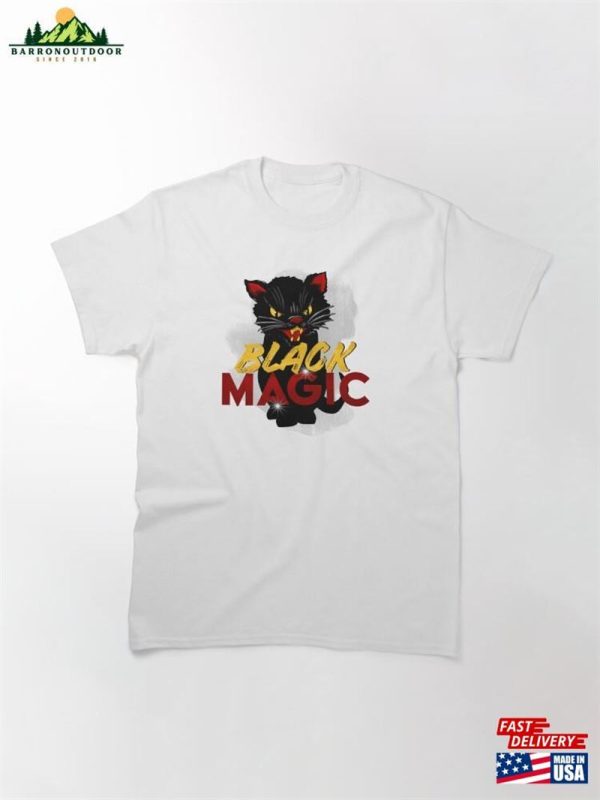 Black Magic Cat Classic T-Shirt Hoodie Unisex