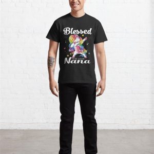 Blessed To Be Called Nana With Flowers Happy Days Classic T Shirt Hoodie 4