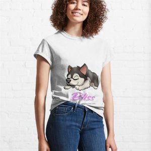 Bliss Yoga Malamute Husky Classic T Shirt Hoodie 4