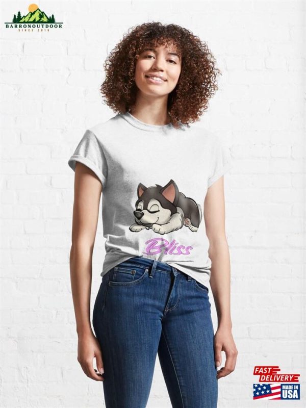 Bliss Yoga Malamute Husky Classic T-Shirt Hoodie