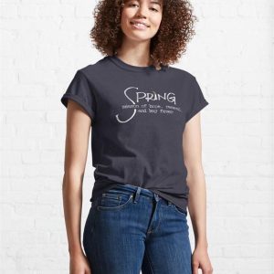 Bloom With Care Springtime Woes Classic T Shirt Unisex 4