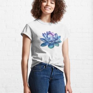 Blue Lotus Stickers Space Classic Unisex 4