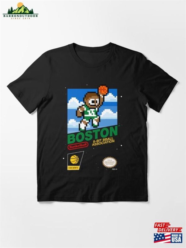 Boston Celtics (8 Bit Videogame Cart) Essential T-Shirt Unisex Classic