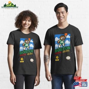 Boston Celtics 8 Bit Videogame Cart Essential T Shirt Unisex Classic 3