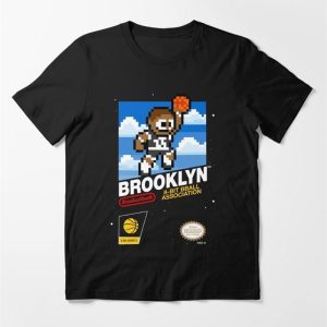 Brooklyn Nets (8 Bit Videogame Cart) Essential T-Shirt Hoodie Classic