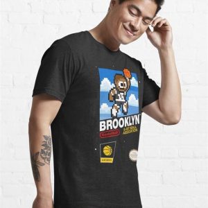 Brooklyn Nets 8 Bit Videogame Cart Essential T Shirt Hoodie Classic 4