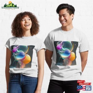 Bubbles On Opposite Classic T Shirt Hoodie 3