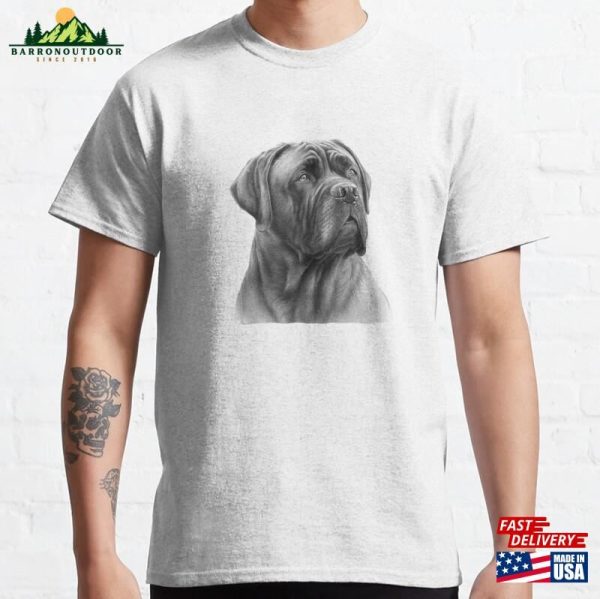 Bullmastiff Light Charcoal Style Classic T-Shirt Sweatshirt