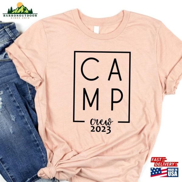 Camp Crew 2023 Shirt Family Vacation Shirts Camping Squad T-Shirt Hoodie