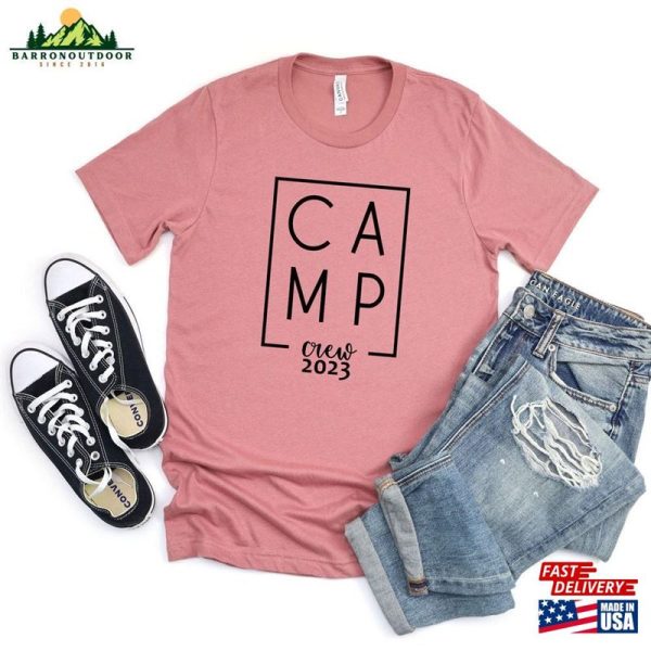 Camp Crew 2023 Shirt Family Vacation Shirts Camping Squad T-Shirt Hoodie