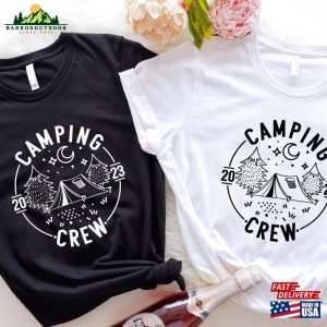 Camp Crew 2023 T-Shirt Matching Team Shirt Camping Lover Gift Tee Unisex Classic