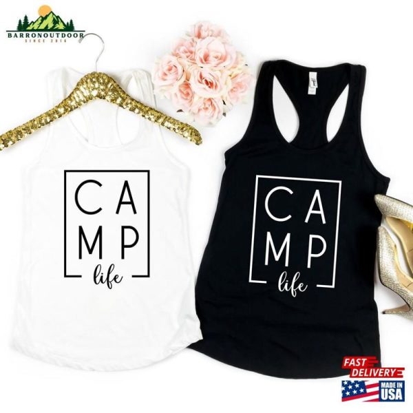 Camp Life Shirt Cute Hiking Tee Summer Vacation T-Shirts T-Shirt Classic