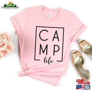 Camp Life Shirt Cute Hiking Tee Summer Vacation T Shirts T Shirt Classic 4