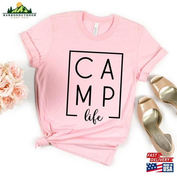 Camp Life Shirt Cute Hiking Tee Summer Vacation T-Shirts T-Shirt Classic