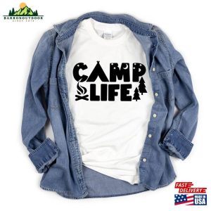 Camp Life Shirt Happy Camper Summer Vacation Shirts Hoodie Classic