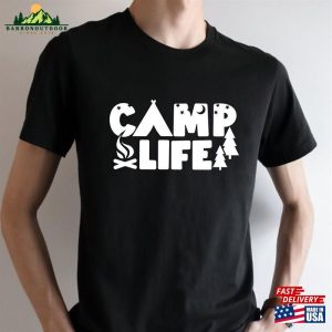 Camp Life Shirt Happy Camper Summer Vacation Shirts Hoodie Classic 3