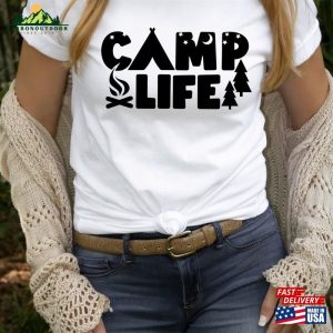 Camp Life Shirt Happy Camper Summer Vacation Shirts Hoodie Classic 4