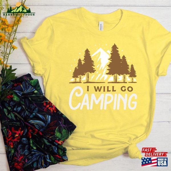 Camp Life Shirt Happy Camping Fire Hoodie Unisex