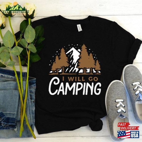 Camp Life Shirt Happy Camping Fire Hoodie Unisex