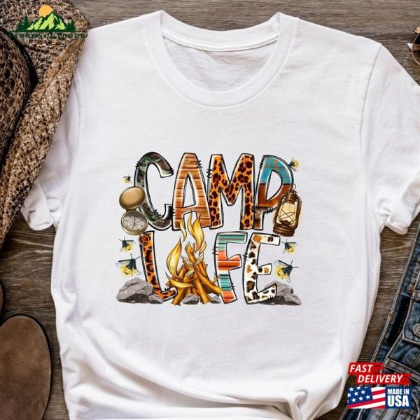 Camp Life T-Shirt Camping Shirt Tee Hoodie Classic