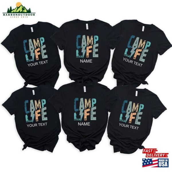 Camp Life Tee 2023 Family Custom Shirt Camping T-Shirt Classic Unisex