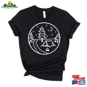 Camp Scene Shirt Camping Road Trip Unisex Sweatshirt 3