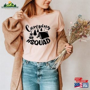 Camp Squad Shirt Custom Camping T-Shirt Shirts Hoodie