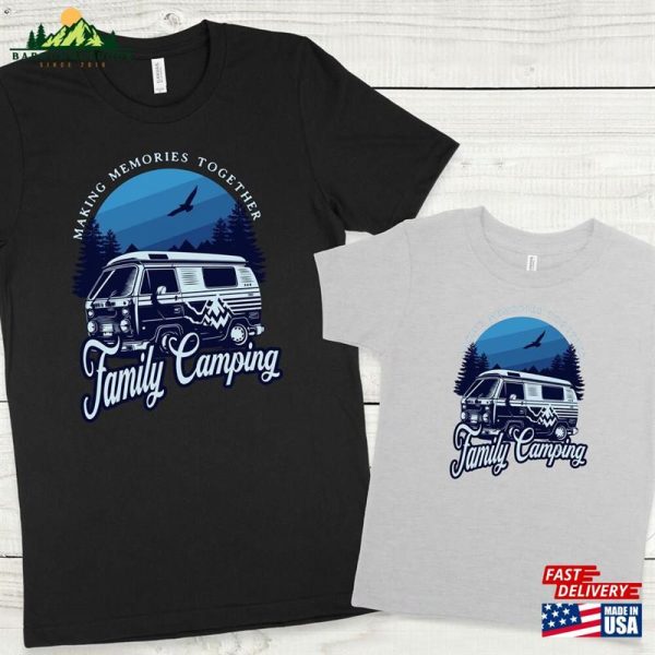 Campervan Family Shirt Vacation 2023 Camping Kids Sweatshirt Classic