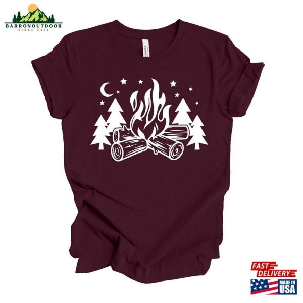 Campfire Scene Shirt Travel T-Shirt Classic Hoodie