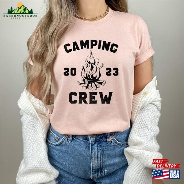 Camping 2023 Crew Shirt Adventure Lover T-Shirt Camp Gift Classic Unisex